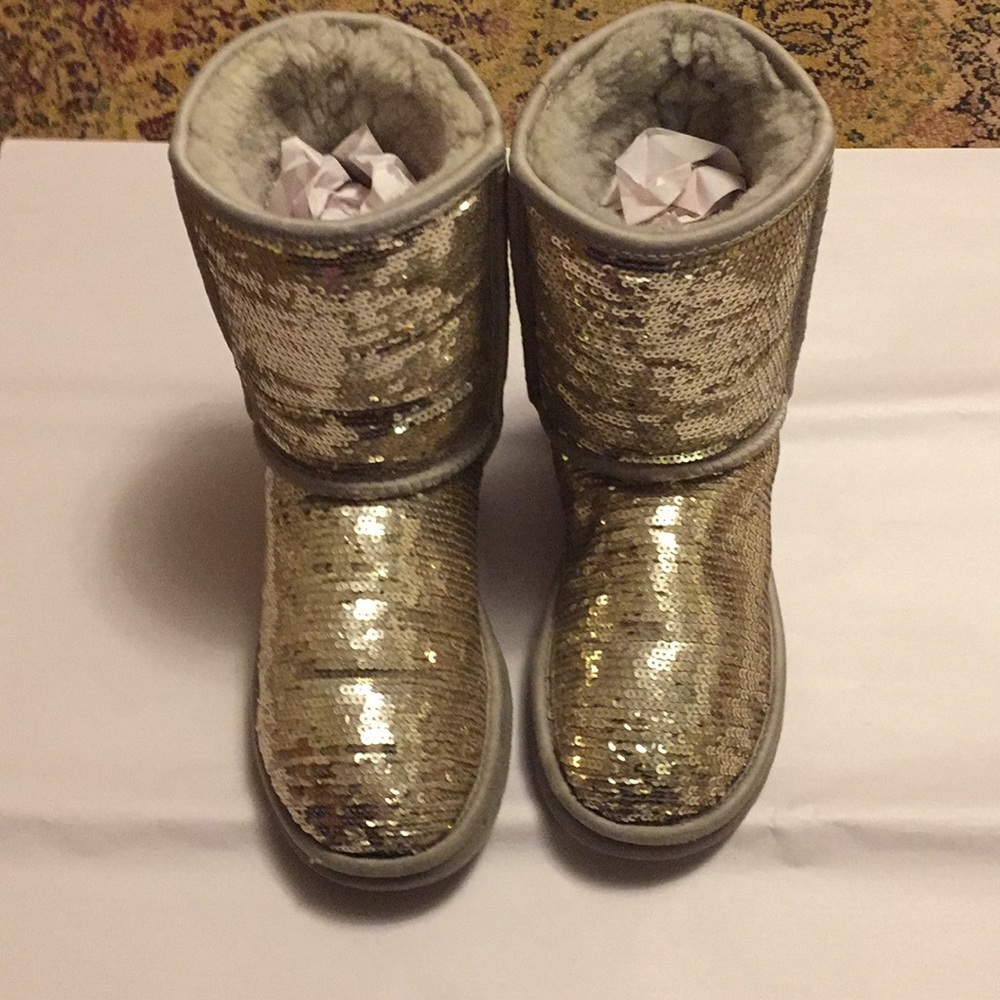 Gold Sequin UGG Boots